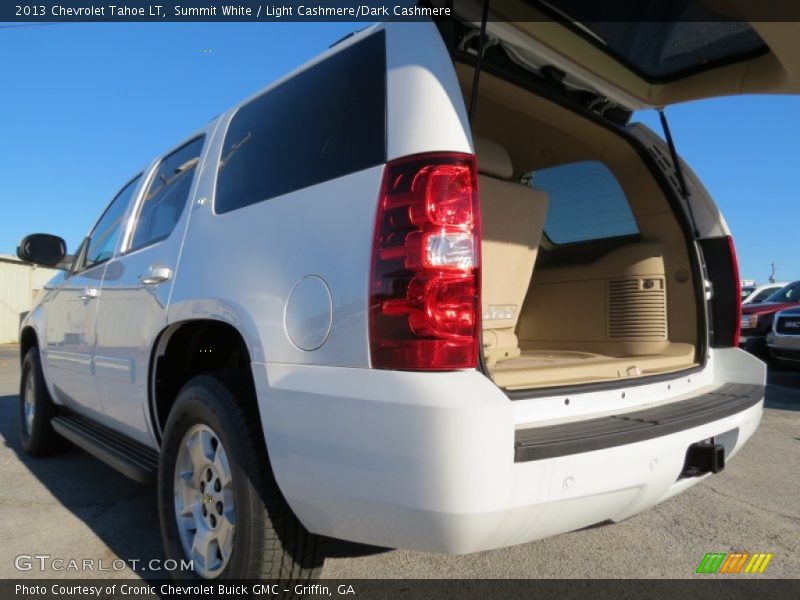 Summit White / Light Cashmere/Dark Cashmere 2013 Chevrolet Tahoe LT