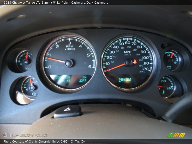 Summit White / Light Cashmere/Dark Cashmere 2013 Chevrolet Tahoe LT