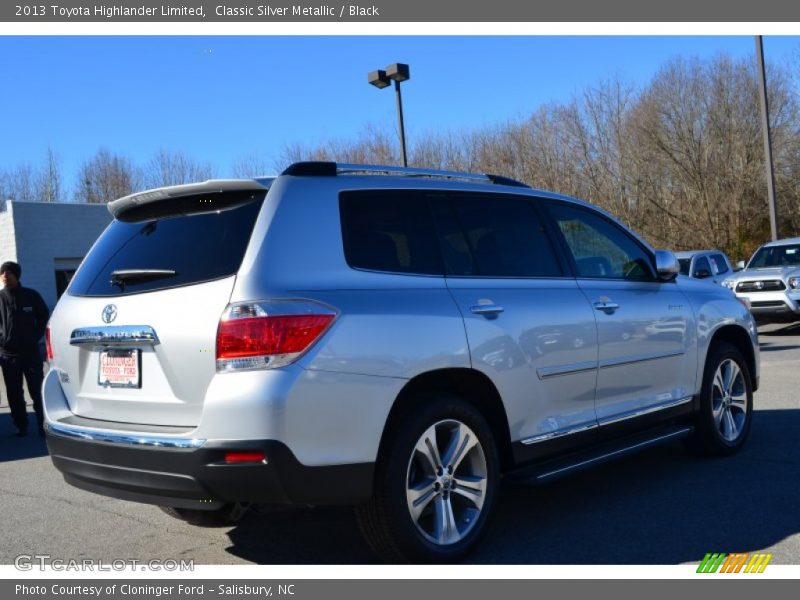 Classic Silver Metallic / Black 2013 Toyota Highlander Limited