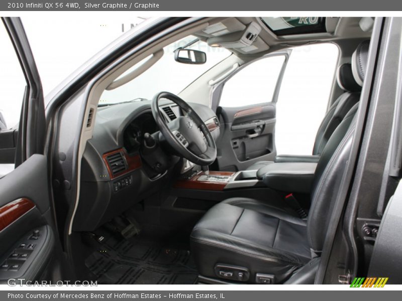 Silver Graphite / Graphite 2010 Infiniti QX 56 4WD