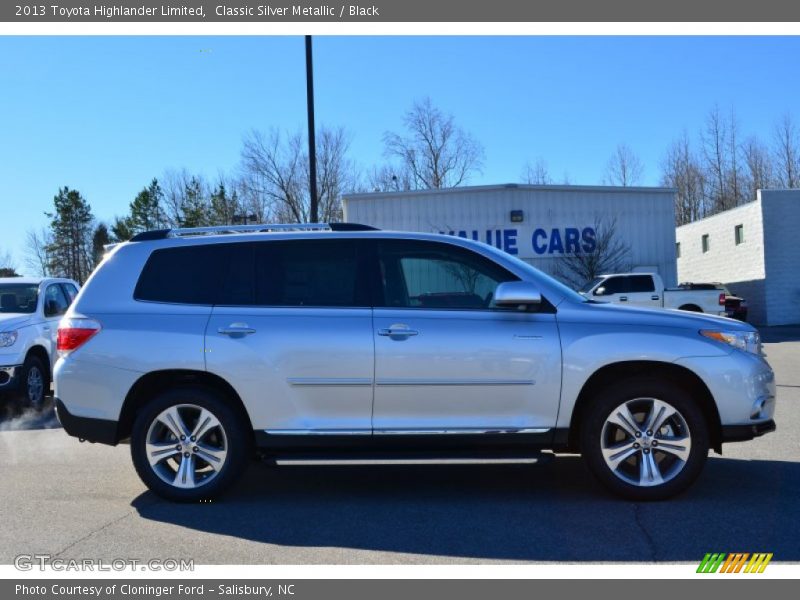 Classic Silver Metallic / Black 2013 Toyota Highlander Limited