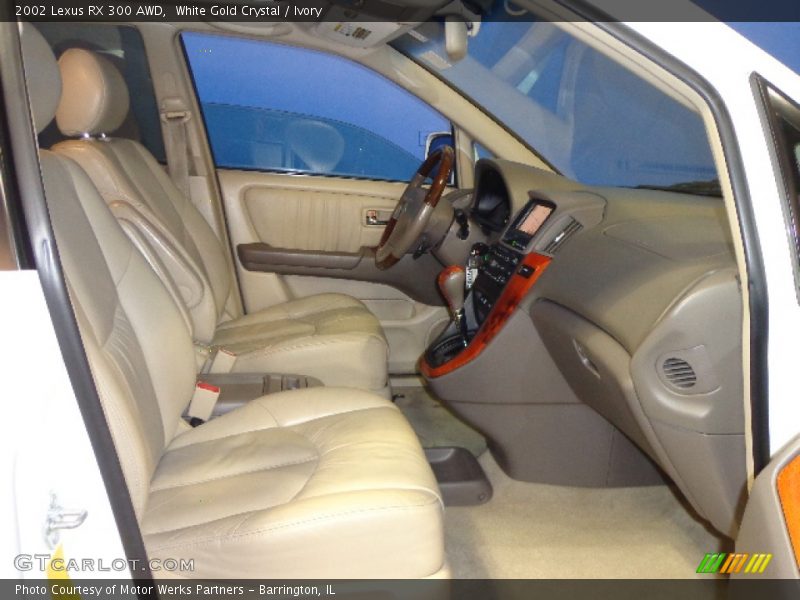 White Gold Crystal / Ivory 2002 Lexus RX 300 AWD