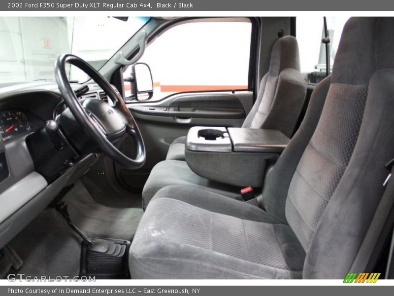 Black / Black 2002 Ford F350 Super Duty XLT Regular Cab 4x4