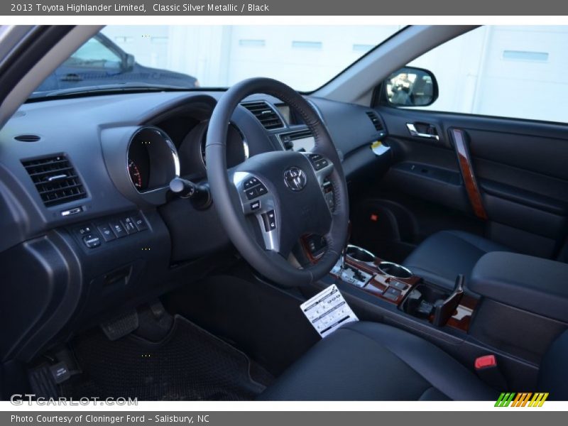 Classic Silver Metallic / Black 2013 Toyota Highlander Limited