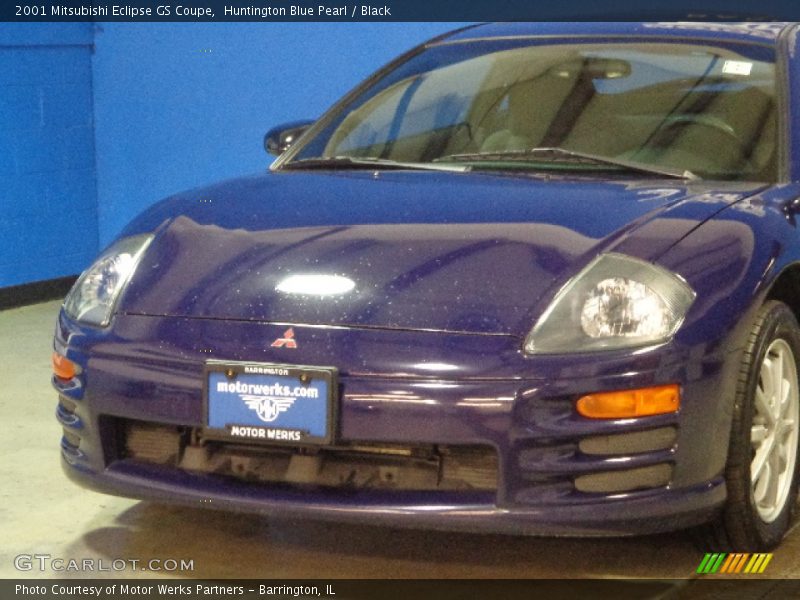 Huntington Blue Pearl / Black 2001 Mitsubishi Eclipse GS Coupe