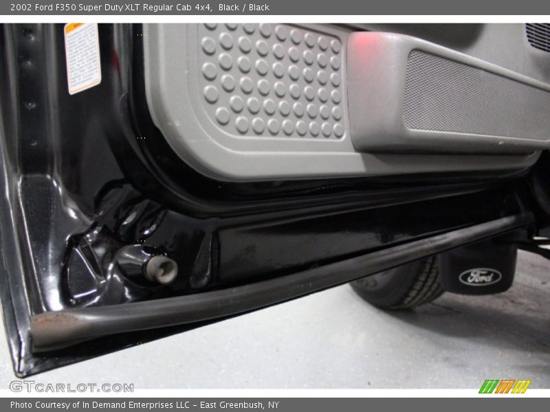 Black / Black 2002 Ford F350 Super Duty XLT Regular Cab 4x4
