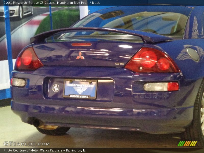 Huntington Blue Pearl / Black 2001 Mitsubishi Eclipse GS Coupe