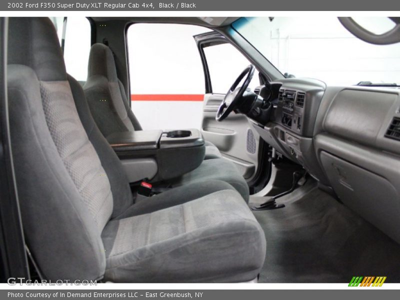 Black / Black 2002 Ford F350 Super Duty XLT Regular Cab 4x4