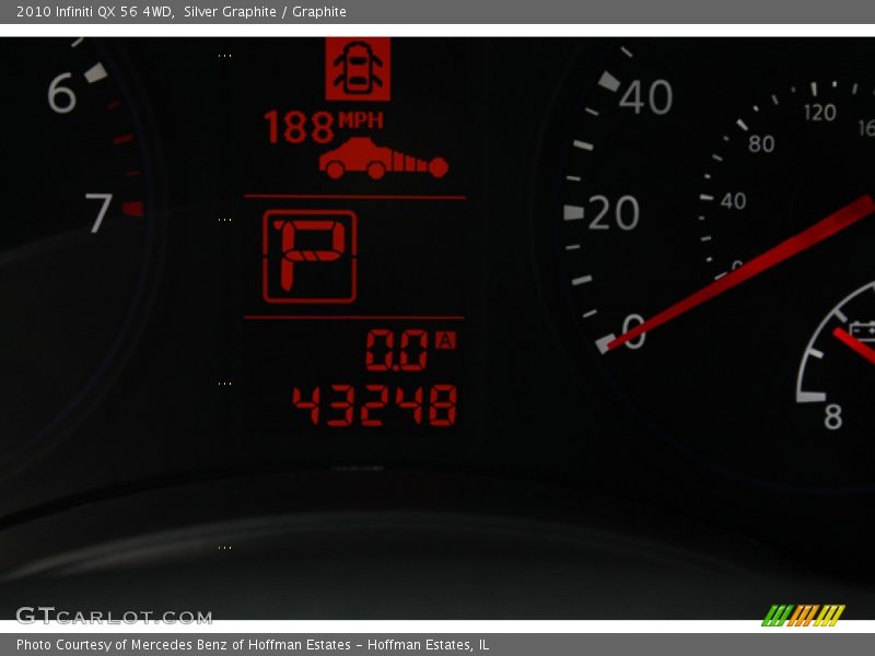 Silver Graphite / Graphite 2010 Infiniti QX 56 4WD