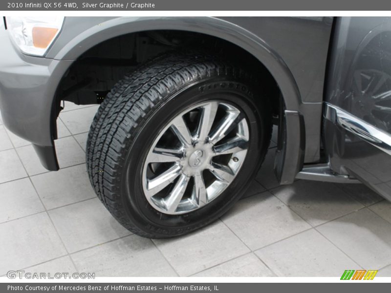 Silver Graphite / Graphite 2010 Infiniti QX 56 4WD