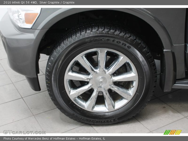 Silver Graphite / Graphite 2010 Infiniti QX 56 4WD