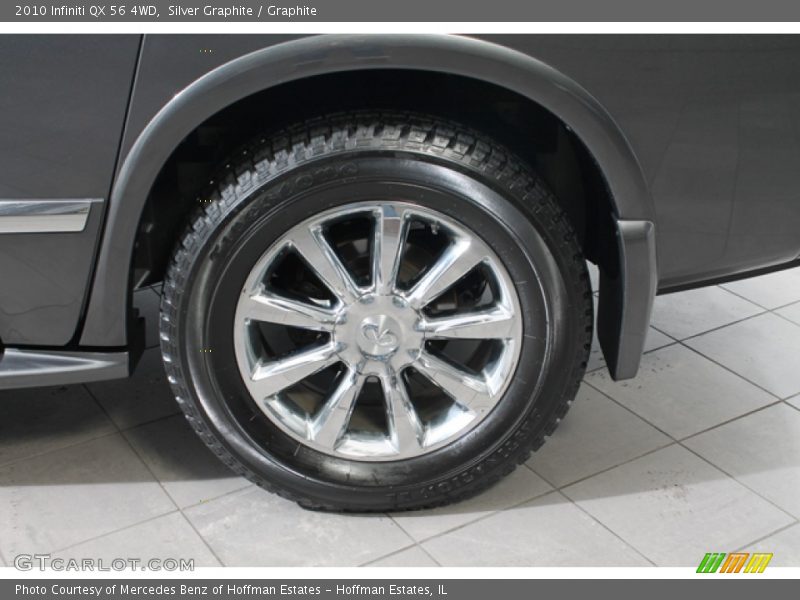 Silver Graphite / Graphite 2010 Infiniti QX 56 4WD