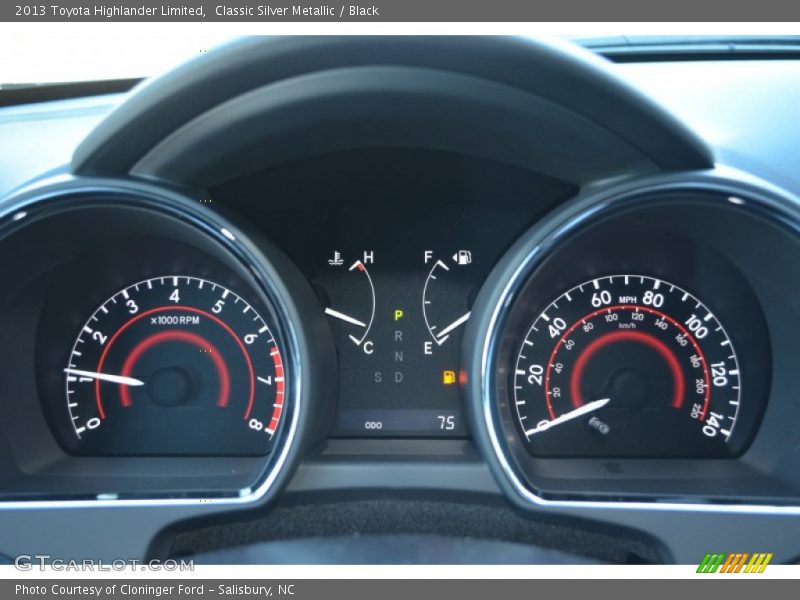 Classic Silver Metallic / Black 2013 Toyota Highlander Limited