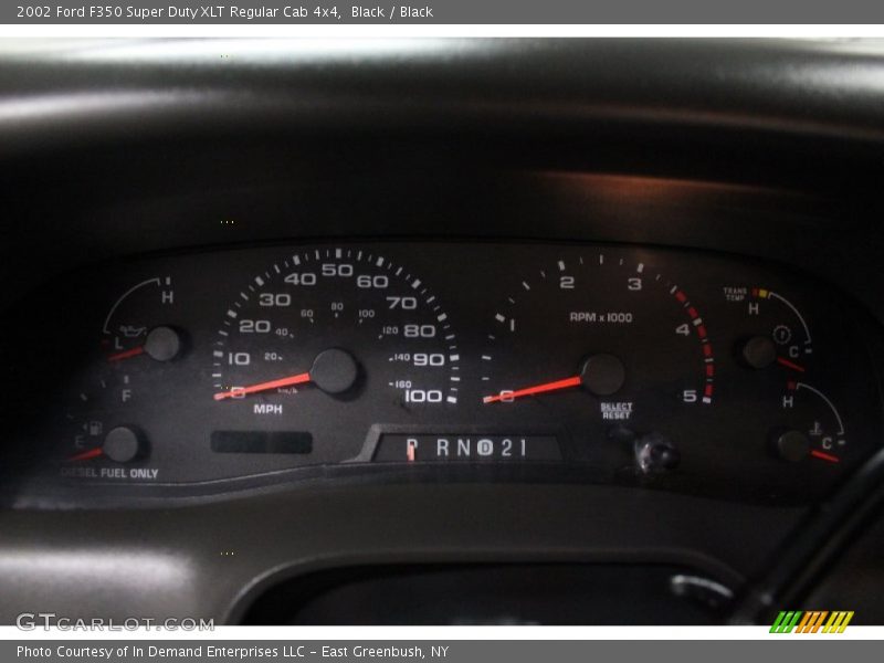 Black / Black 2002 Ford F350 Super Duty XLT Regular Cab 4x4