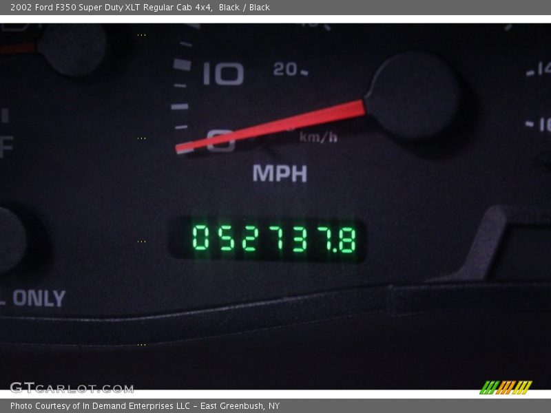 Black / Black 2002 Ford F350 Super Duty XLT Regular Cab 4x4