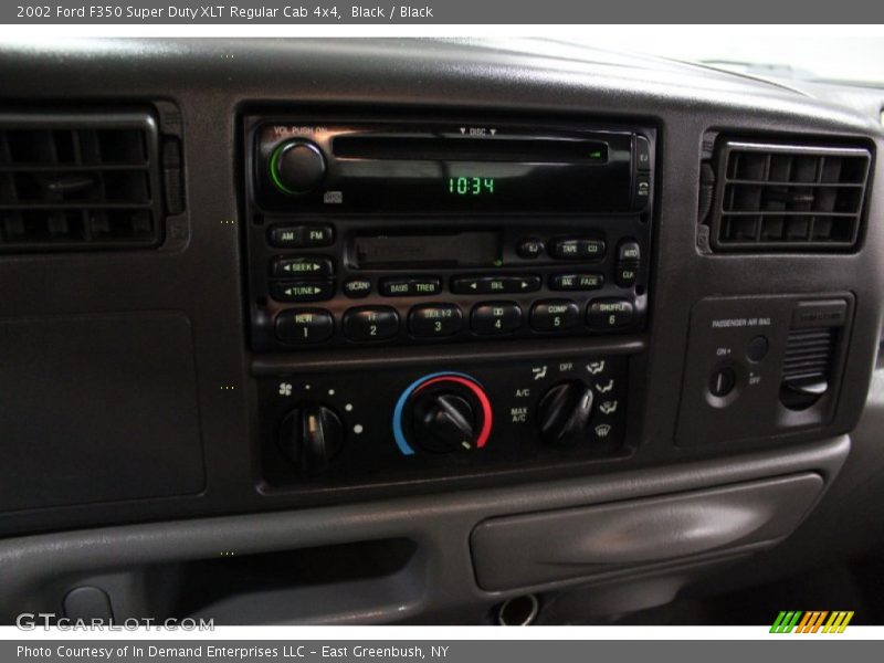 Black / Black 2002 Ford F350 Super Duty XLT Regular Cab 4x4