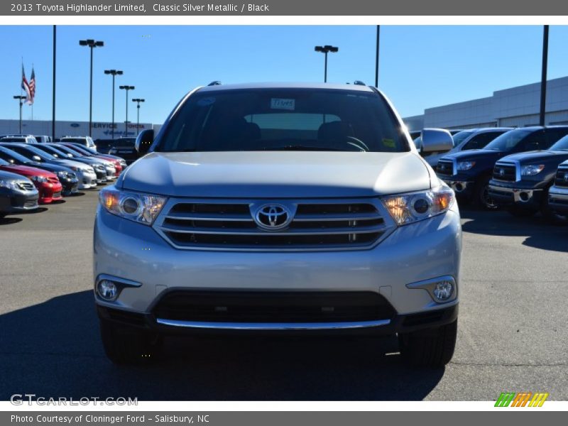 Classic Silver Metallic / Black 2013 Toyota Highlander Limited