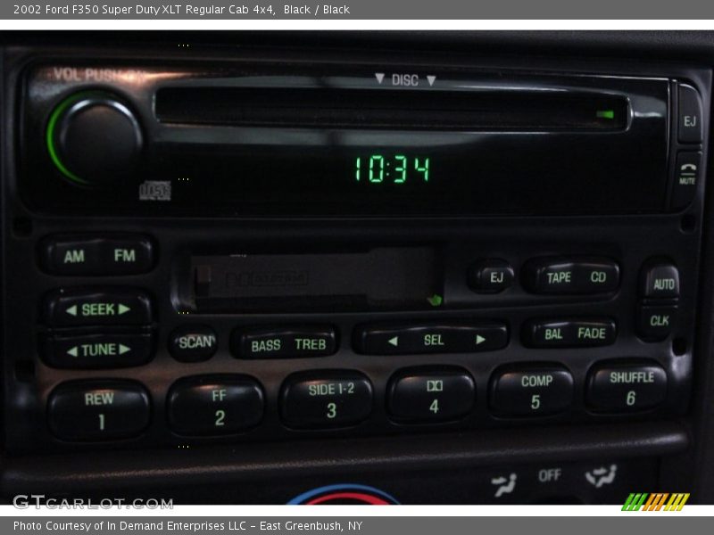 Black / Black 2002 Ford F350 Super Duty XLT Regular Cab 4x4