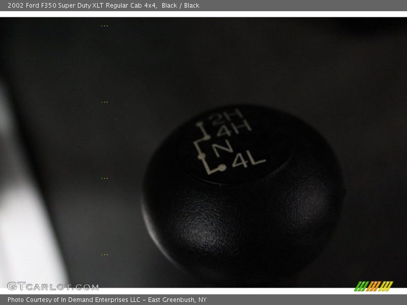 Black / Black 2002 Ford F350 Super Duty XLT Regular Cab 4x4