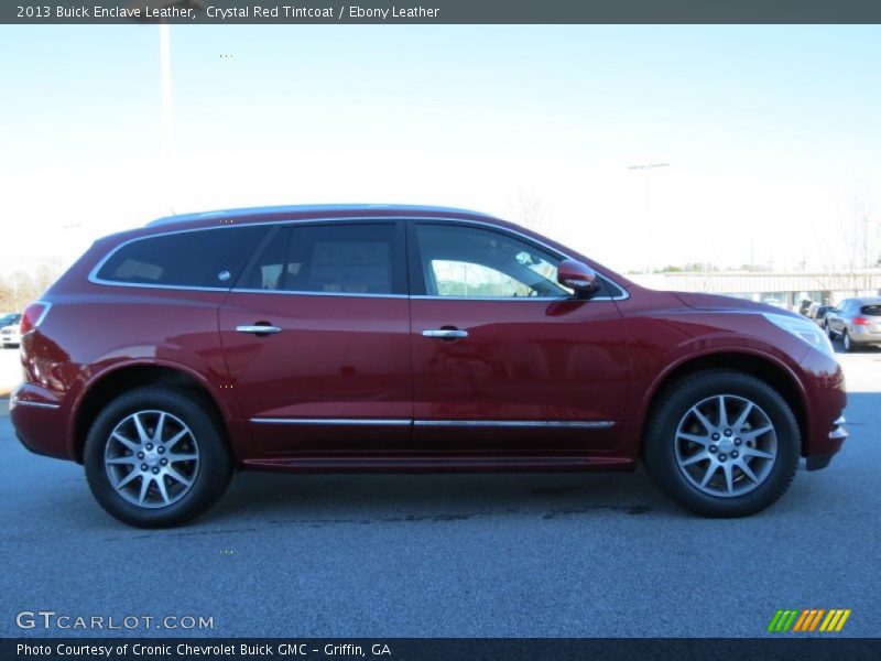 Crystal Red Tintcoat / Ebony Leather 2013 Buick Enclave Leather