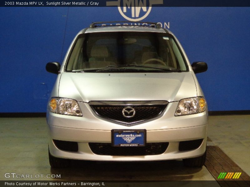 Sunlight Silver Metallic / Gray 2003 Mazda MPV LX