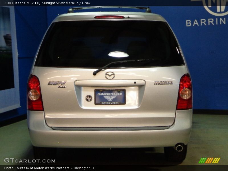 Sunlight Silver Metallic / Gray 2003 Mazda MPV LX