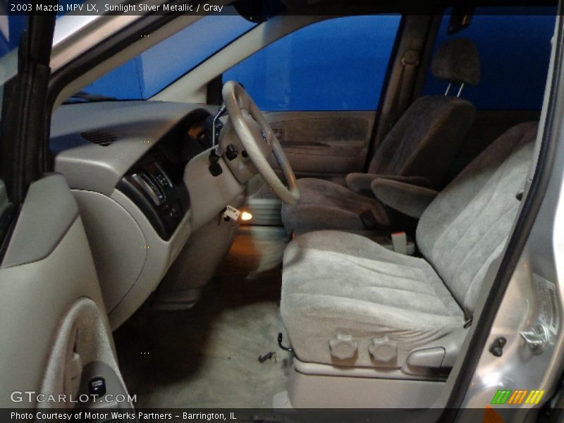 Sunlight Silver Metallic / Gray 2003 Mazda MPV LX