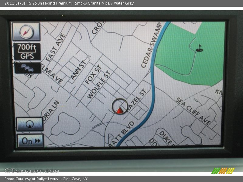 Smoky Granite Mica / Water Gray 2011 Lexus HS 250h Hybrid Premium