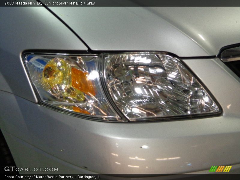 Sunlight Silver Metallic / Gray 2003 Mazda MPV LX