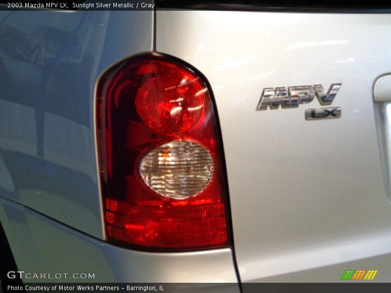Sunlight Silver Metallic / Gray 2003 Mazda MPV LX