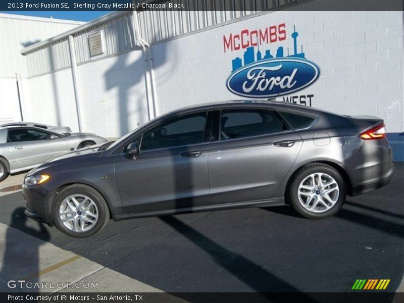 Sterling Gray Metallic / Charcoal Black 2013 Ford Fusion SE