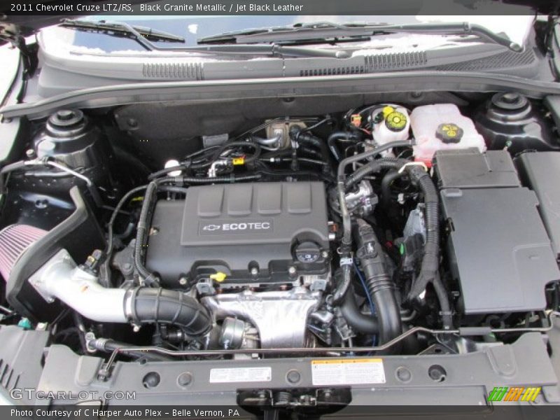 Black Granite Metallic / Jet Black Leather 2011 Chevrolet Cruze LTZ/RS