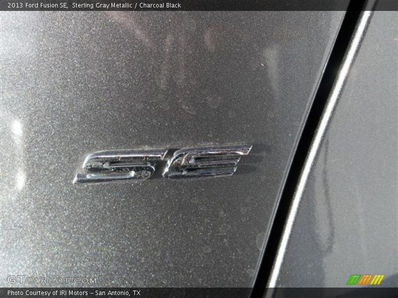 Sterling Gray Metallic / Charcoal Black 2013 Ford Fusion SE