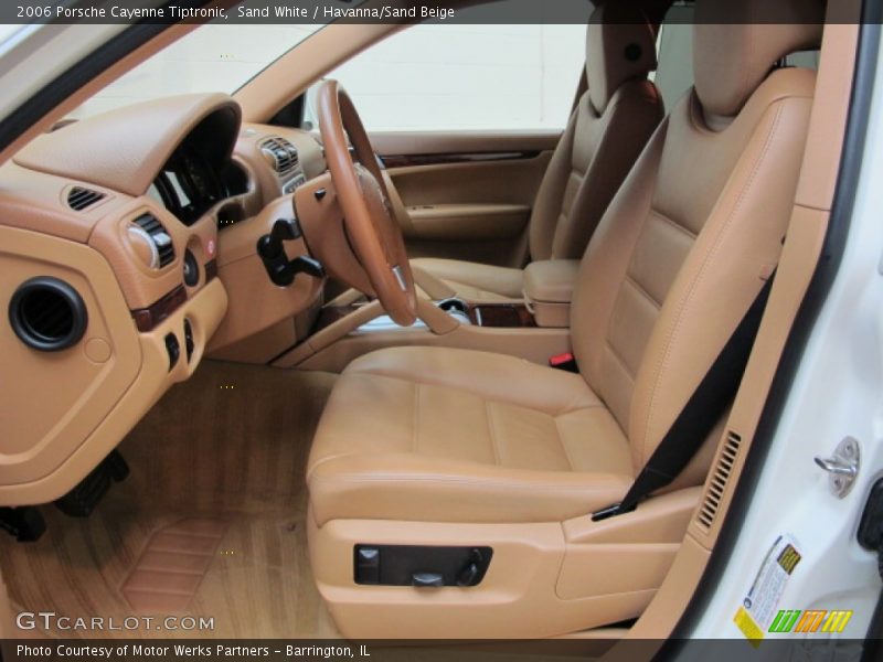 Front Seat of 2006 Cayenne Tiptronic