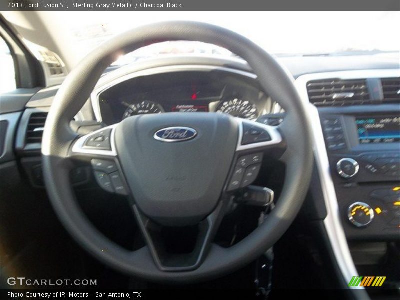 Sterling Gray Metallic / Charcoal Black 2013 Ford Fusion SE