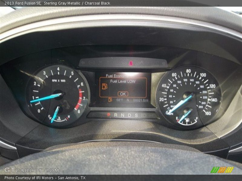 Sterling Gray Metallic / Charcoal Black 2013 Ford Fusion SE