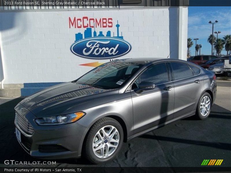 Sterling Gray Metallic / Charcoal Black 2013 Ford Fusion SE