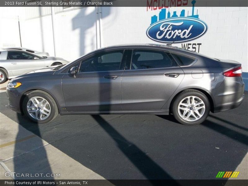 Sterling Gray Metallic / Charcoal Black 2013 Ford Fusion SE