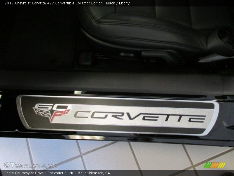 Black / Ebony 2013 Chevrolet Corvette 427 Convertible Collector Edition