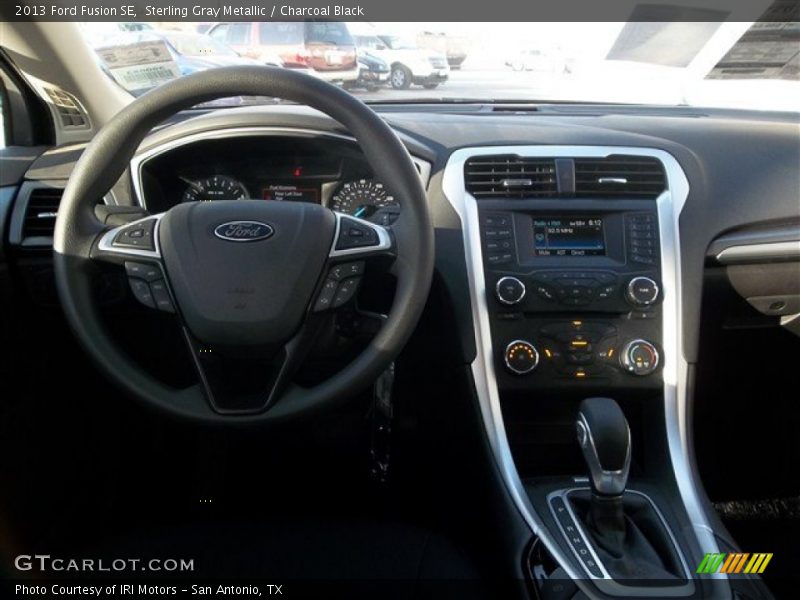 Sterling Gray Metallic / Charcoal Black 2013 Ford Fusion SE