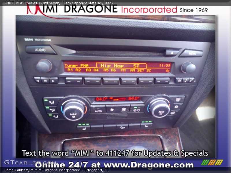 Black Sapphire Metallic / Black 2007 BMW 3 Series 328xi Sedan