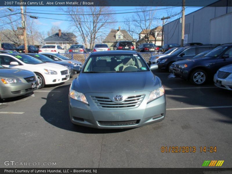 Aloe Green Metallic / Bisque 2007 Toyota Camry LE