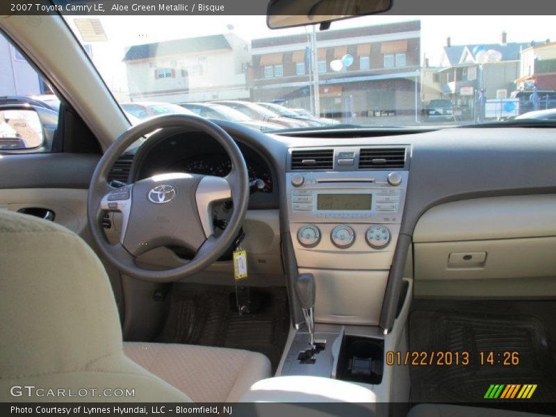 Aloe Green Metallic / Bisque 2007 Toyota Camry LE