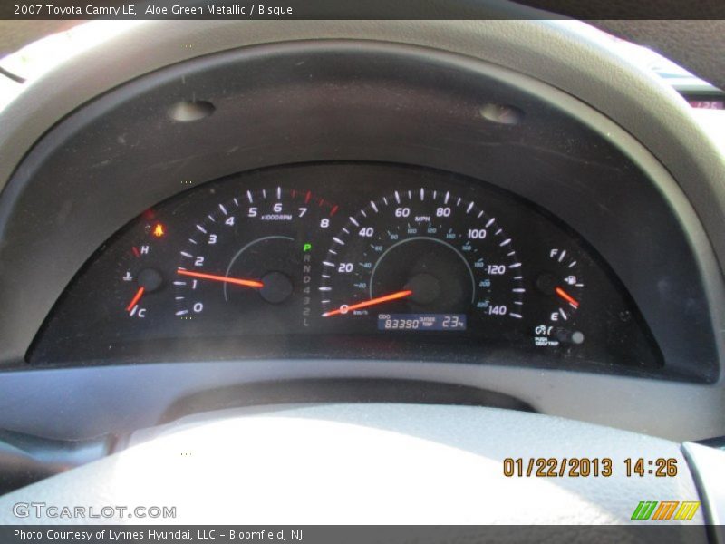 Aloe Green Metallic / Bisque 2007 Toyota Camry LE