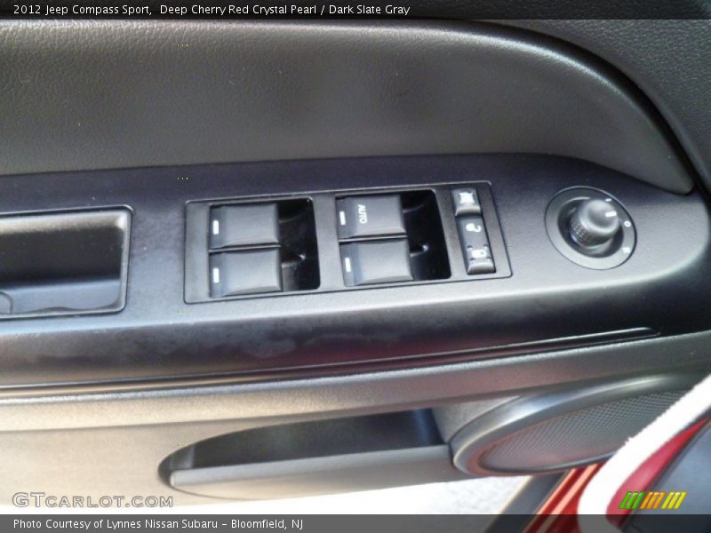 Deep Cherry Red Crystal Pearl / Dark Slate Gray 2012 Jeep Compass Sport