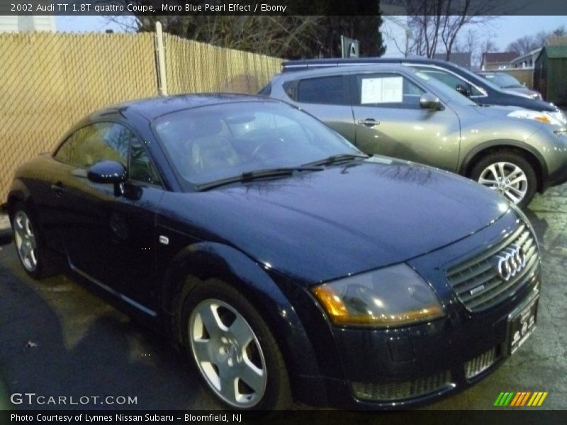 Moro Blue Pearl Effect / Ebony 2002 Audi TT 1.8T quattro Coupe