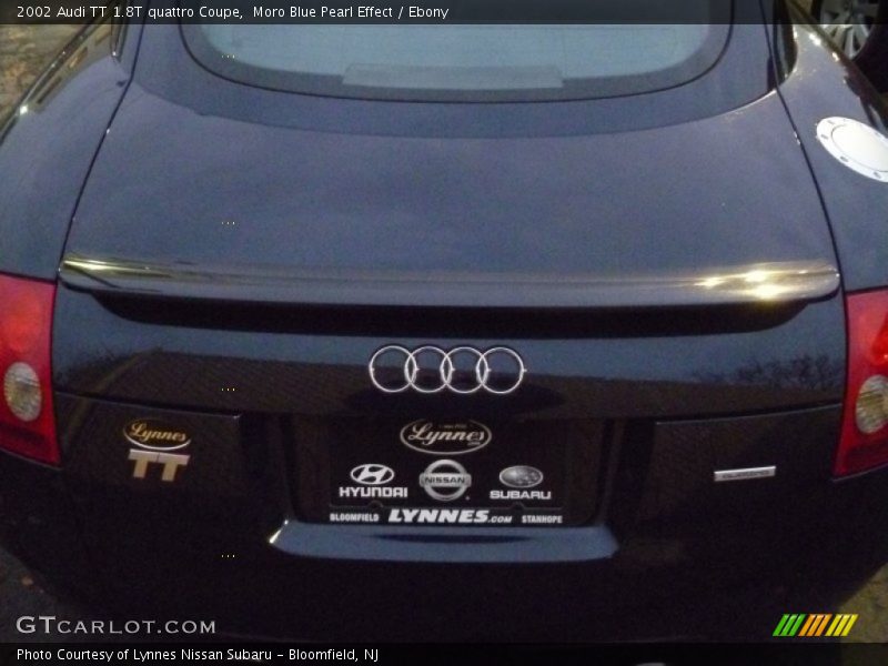 Moro Blue Pearl Effect / Ebony 2002 Audi TT 1.8T quattro Coupe
