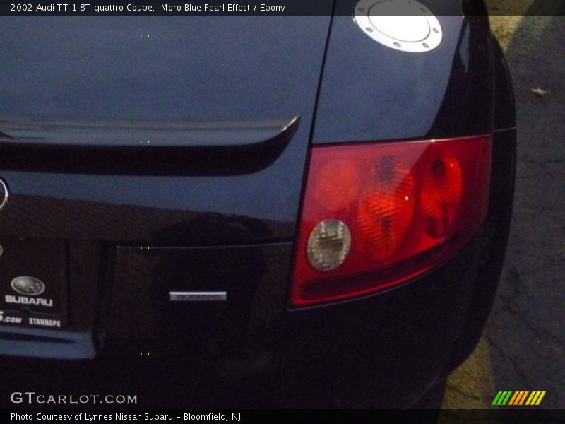 Moro Blue Pearl Effect / Ebony 2002 Audi TT 1.8T quattro Coupe