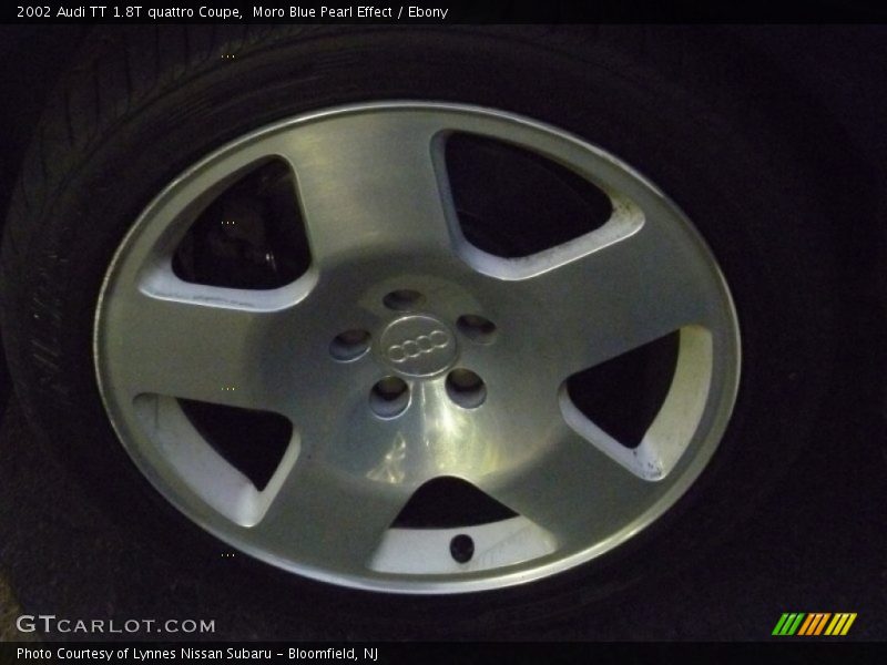 Moro Blue Pearl Effect / Ebony 2002 Audi TT 1.8T quattro Coupe