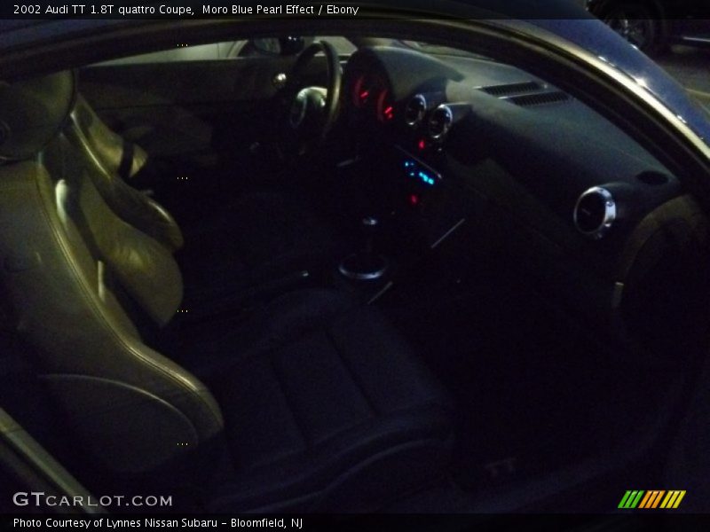 Moro Blue Pearl Effect / Ebony 2002 Audi TT 1.8T quattro Coupe